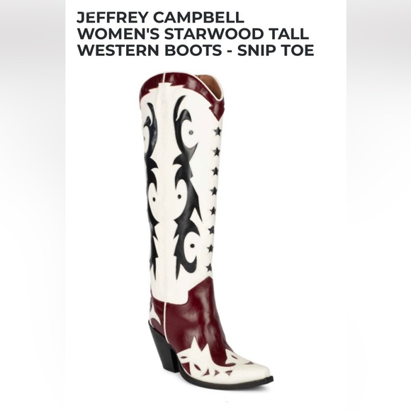 Jeffrey Campbell Women´s Starwood Tall Western Boots -...